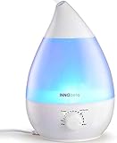 InnoBeta Waterdrop 2,4 Liter Ultraschall Luftbefeuchter Cool Mist mit Filter für Babys,...