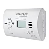 Hekatron 31-6300001-01-XX CO Melder mit Batterie & Co Sensor mit bis zu 10 Jahren Leistung –...