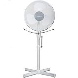 TZS First Austria - 50 Watt 40cm Standventilator extra leise max. 57dB | Ventilator 3...