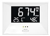 TFA Dostmann CO2-Messgerät, 31.5003, CO2-Monitor AIRCO2NTROL LIFE, mit Temperatur und...