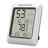 ThermoPro TP50 digitales Thermo-Hygrometer Innen Thermometer Raumthermometer mit Aufzeichnung...