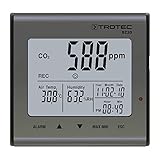 TROTEC CO2 Messgerät BZ30 – Luftqualitätsmonitor, Luftfeuchtigkeit, Temperatur –...