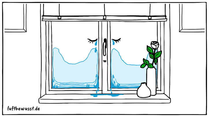 Kondenswasser am Fenster » Gründe & Tipps