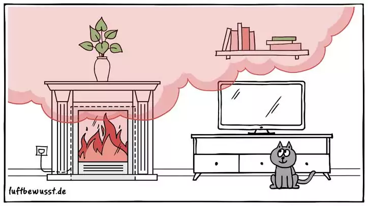 Elektrokamin mit Umrandung – ein echter Hingucker im Wohnzimmer Elektrokamin mit Umrandung