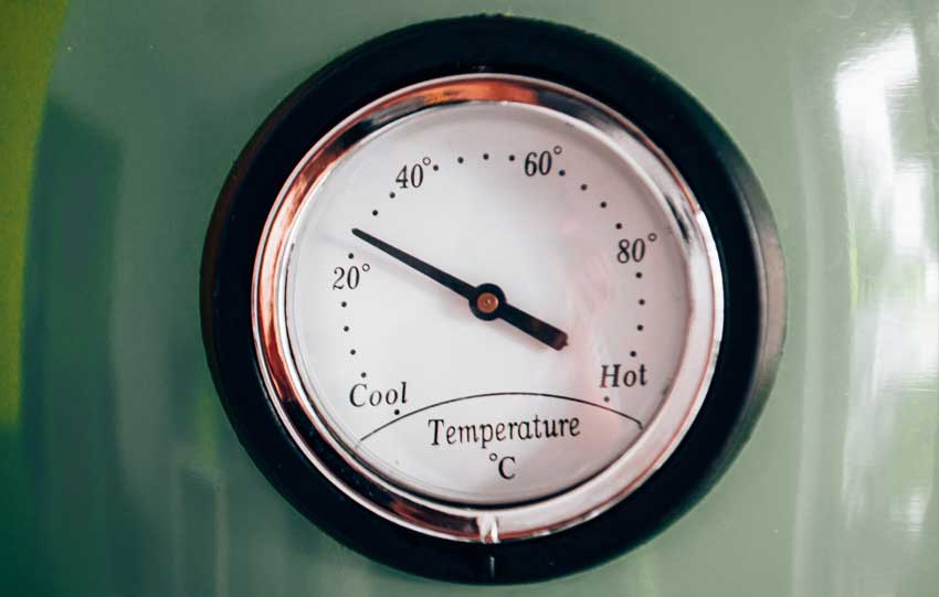 ein altes simples Thermostat